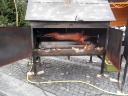 Spanferkel vor Ort gegrillt